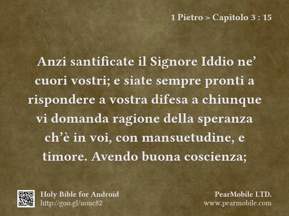 1 Pietro, Capitolo 3:15